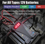 12V Digital Car Battery & Alternator Tester - Image 3
